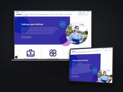Steripolar website shown on a laptop and tablet